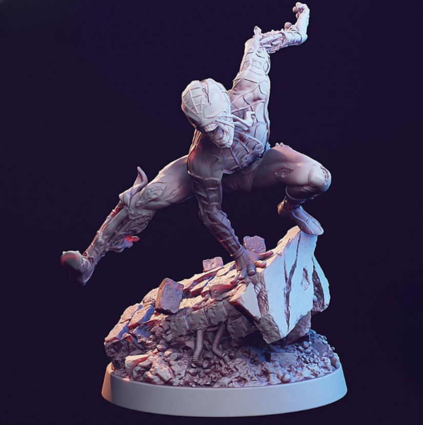 spidersss.png Zombie spiderman 3d printing stl files - Image 1