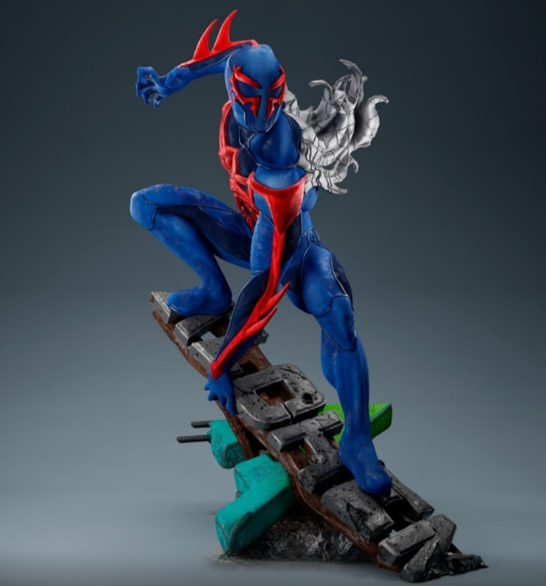 spife.png Spiderman 2099 3d printing stl files - Image 1