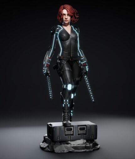 Black widow 3d printing stl files
